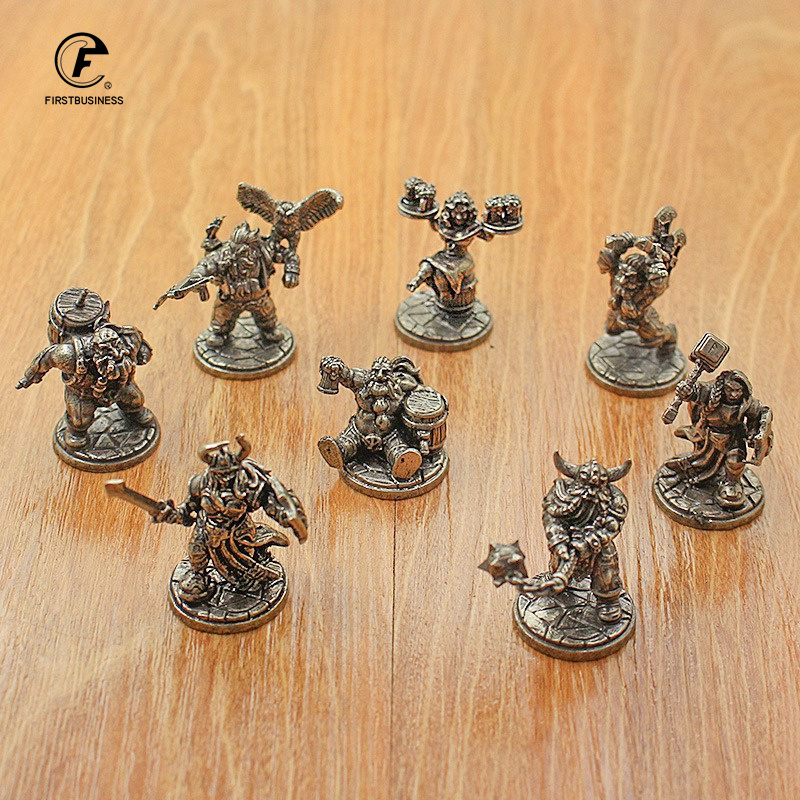 Board Game Movie - Statua di guerriero nano in miniatura
