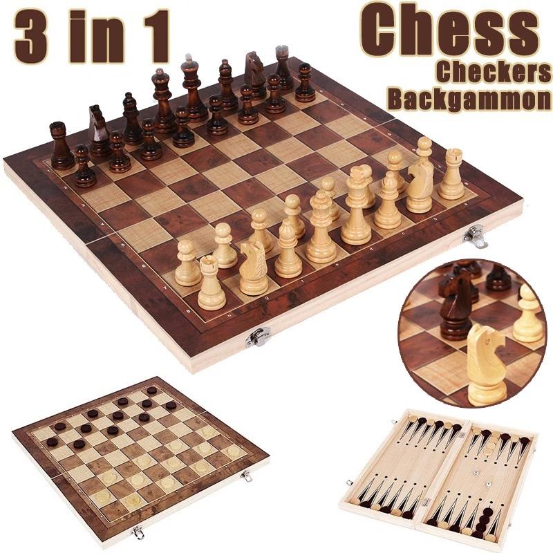 Board Game Vantage - Scacchiera 3 in 1, tavolo da