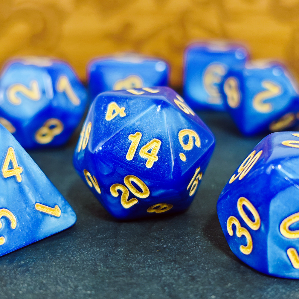 Board Game Dnd - Set di dadi DND con perle