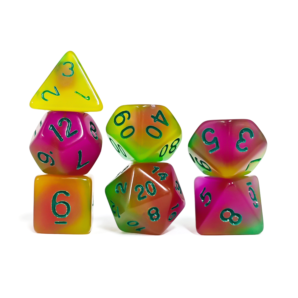 Board Game Dnd - 7 pezzi/set di dadi che si