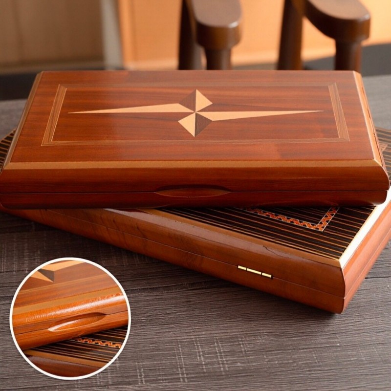 Board Game Vantage - Backgammon in Legno Massello 11-19 Pollici,