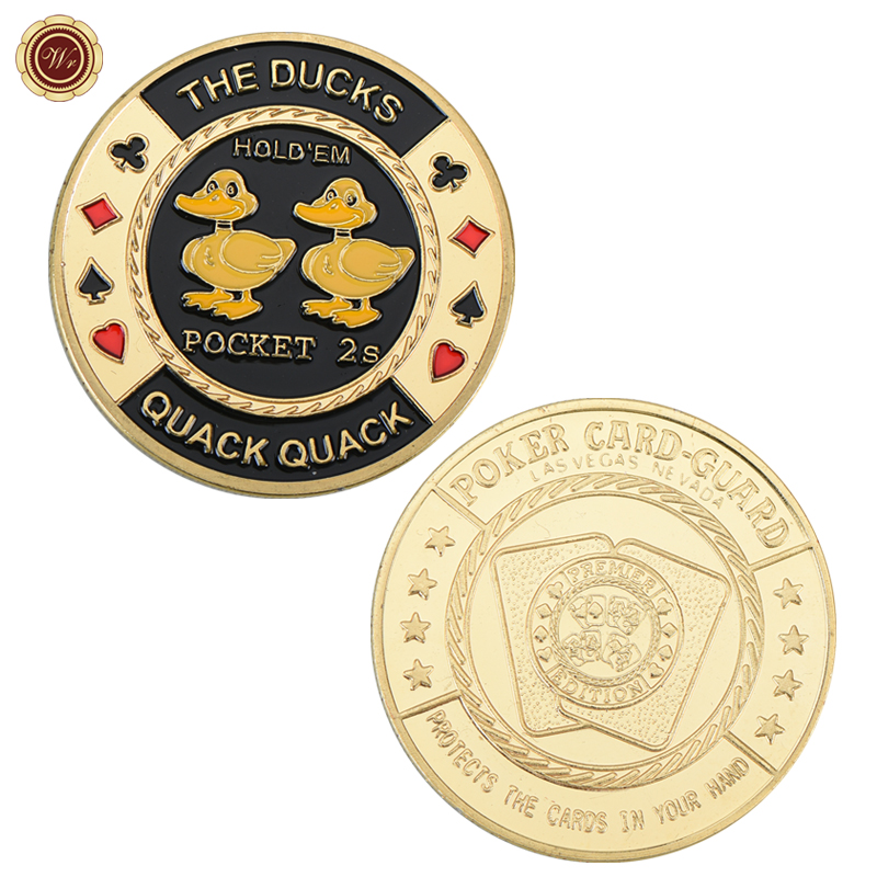 Board Game Quiz - THE DUCKS Poker Casino Chips Coin