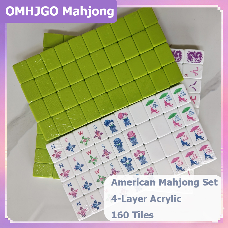 Board Game Mahjong - Hot Sale Lime Green Luxury American