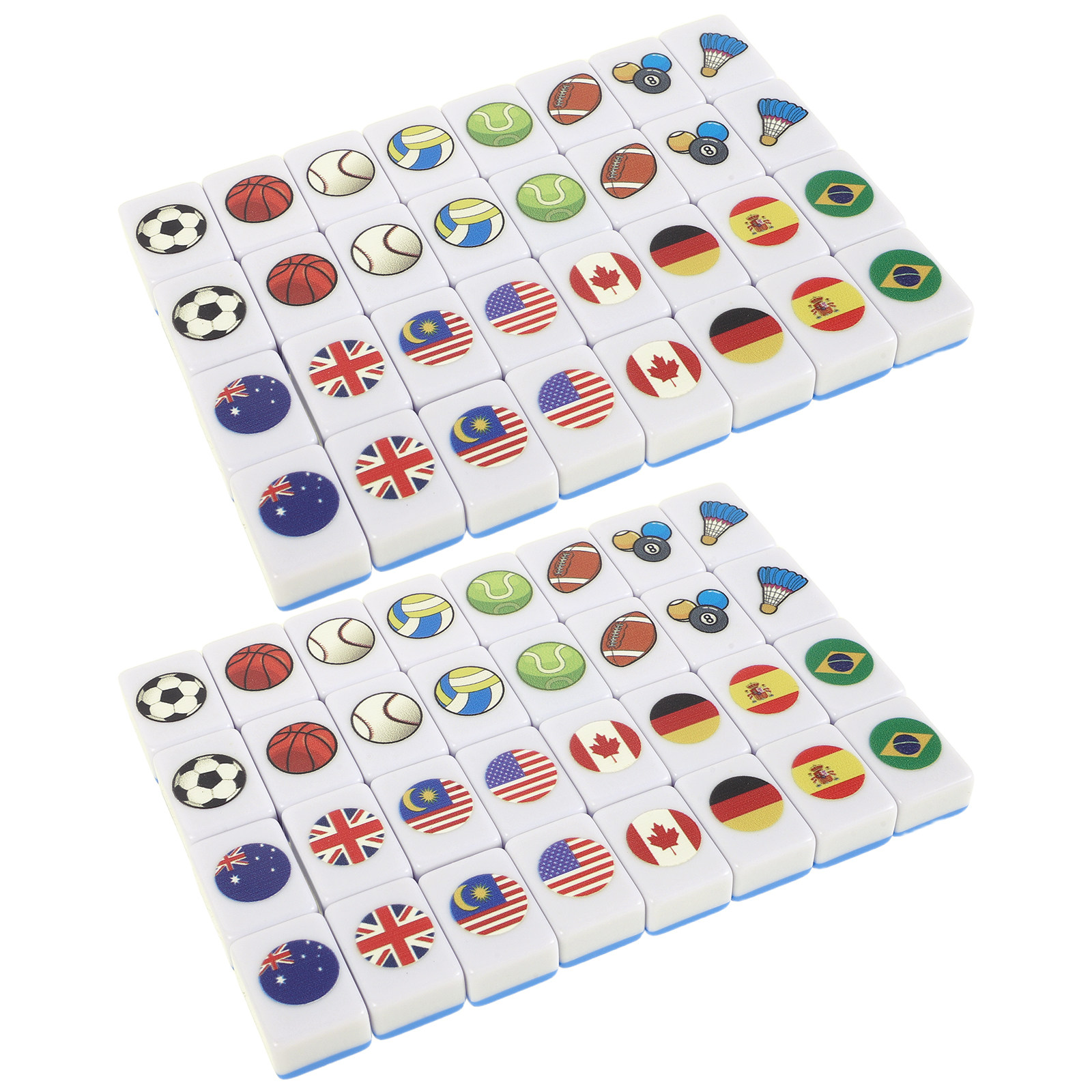 Board Game Mahjong - 64 Pcs Mahjong Game for Kids