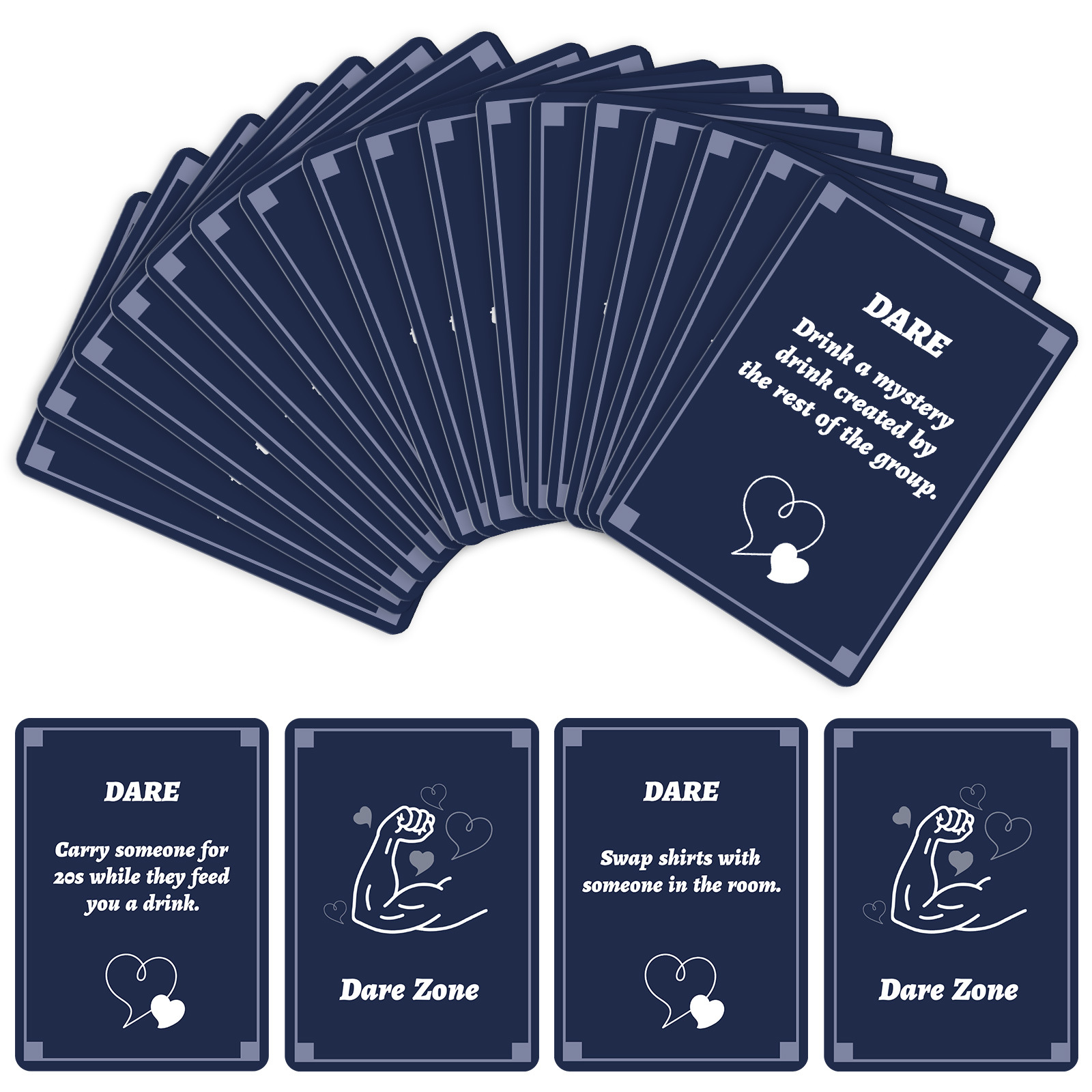 50Pcs Party Game Cards for Adu - Board Game Quiz ulasan dan harga