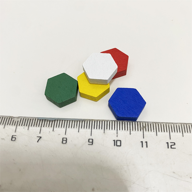 50 Pieces Wooden Hexagonal Pri - Board Game Quiz ulasan dan harga
