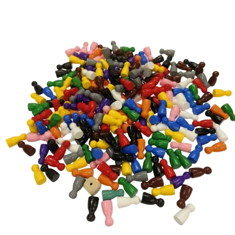 100 Pcs Colorful Wooden Chess  - Board Game Quiz ulasan dan harga