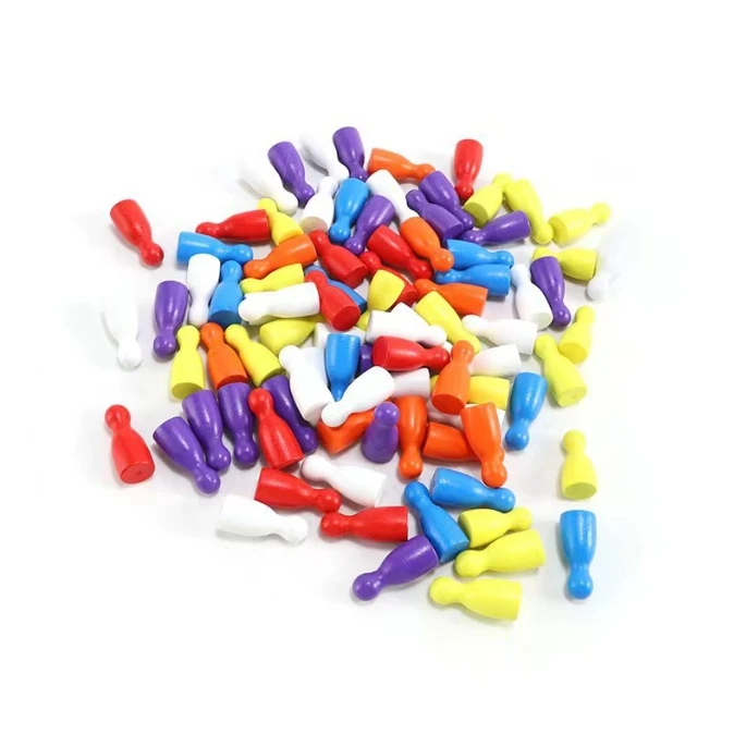100 Pcs Colorful Wooden Chess  - Board Game Quiz ulasan dan harga