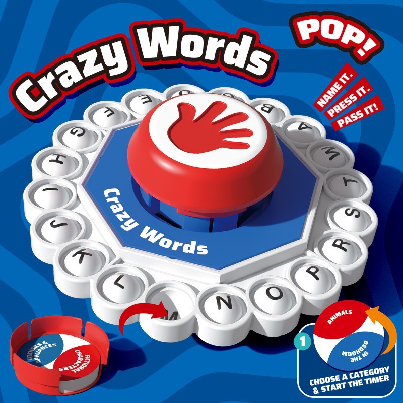 Crazy Words English Board Game - Board Game English For Kids ulasan dan harga