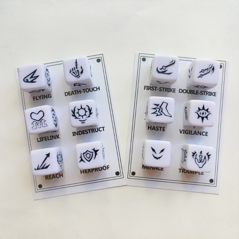   Acrylic Keyword Pattern Roun - Game Token Counter ulasan dan harga