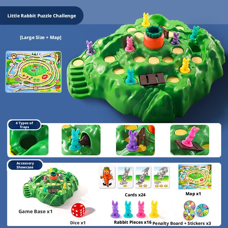 Hot Sale Fun Toy Rabbit Trap U - Board Game Heat ulasan dan harga