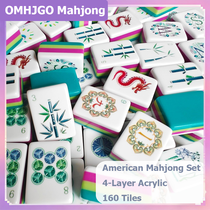 OMHJGO 4 Layer Acrylic Mahjong - Board Game Mahjong ulasan dan harga