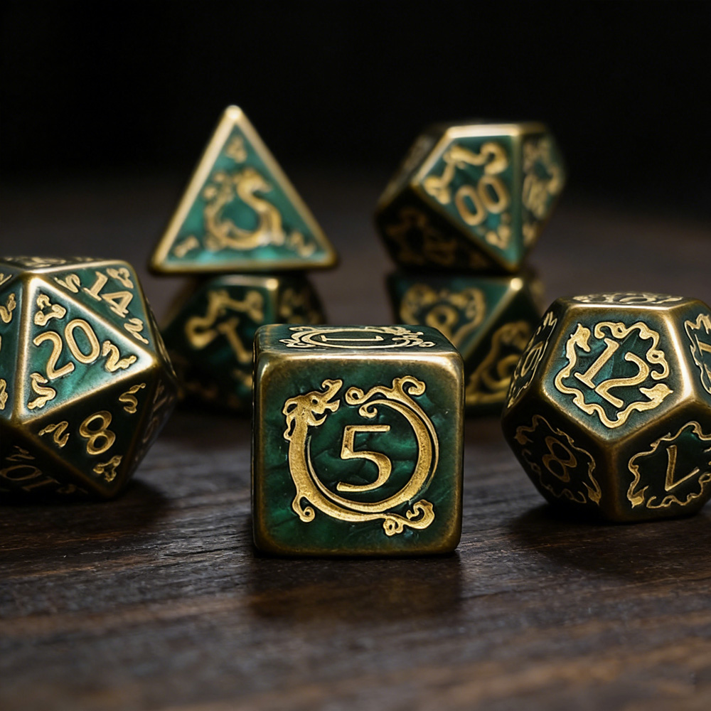 DND Dice 7 Pz/set Modello Drag - Board Game Dnd recensione e prezzo