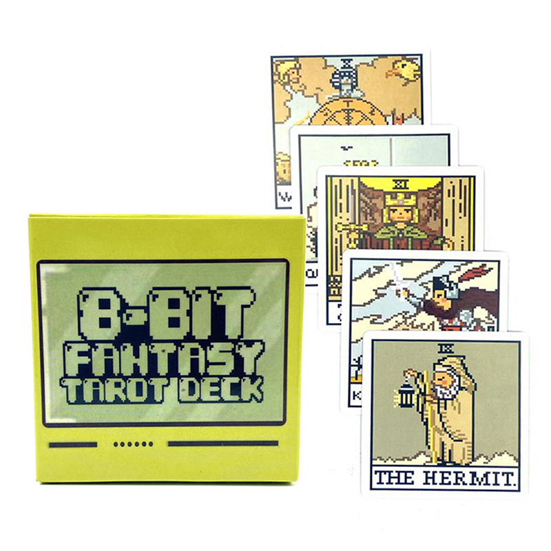 1Box 8 Bit Fantasy Tarot Deck  - Board Game Oracle ulasan dan harga