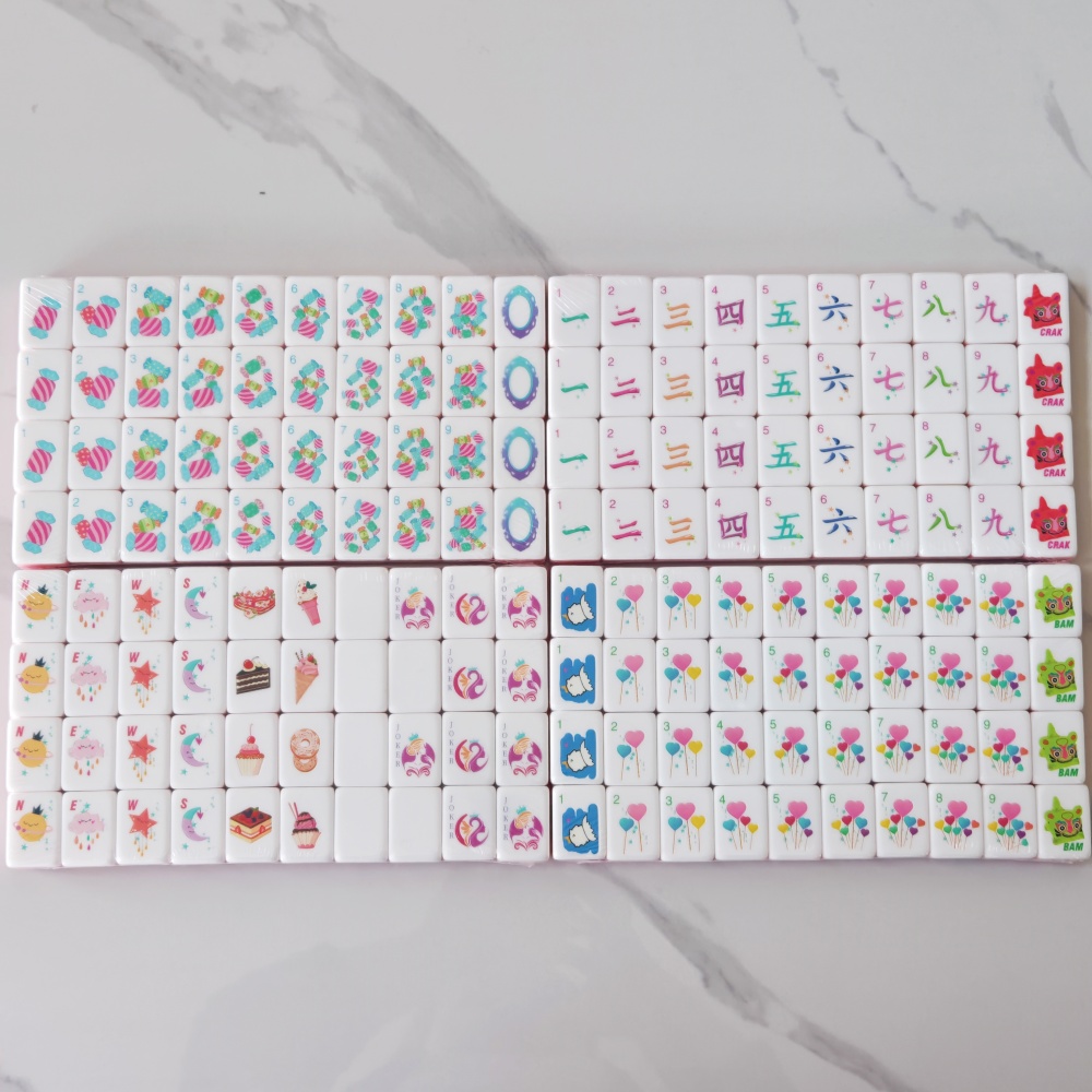 Rose Red Custom American Mahjo - Board Game Mahjong ulasan dan harga