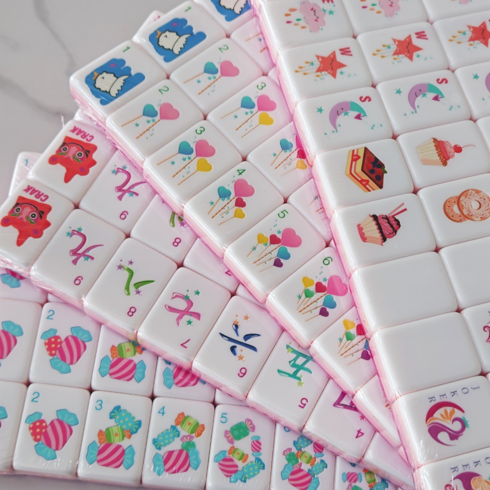 Rose Red Custom American Mahjo - Board Game Mahjong ulasan dan harga
