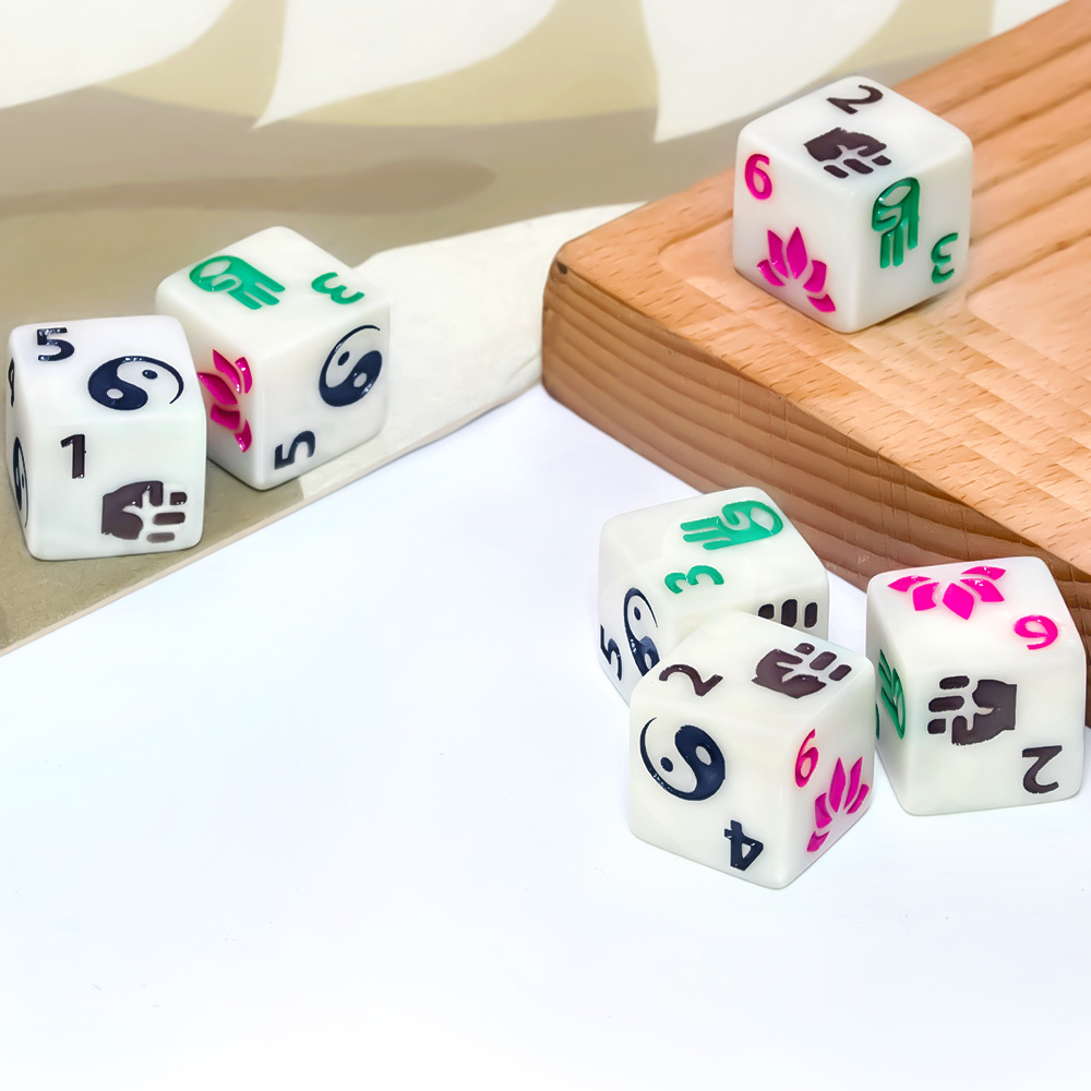 Set di 6 Dadi Poliedrici a Tem - Board Game Zen recensione e prezzo