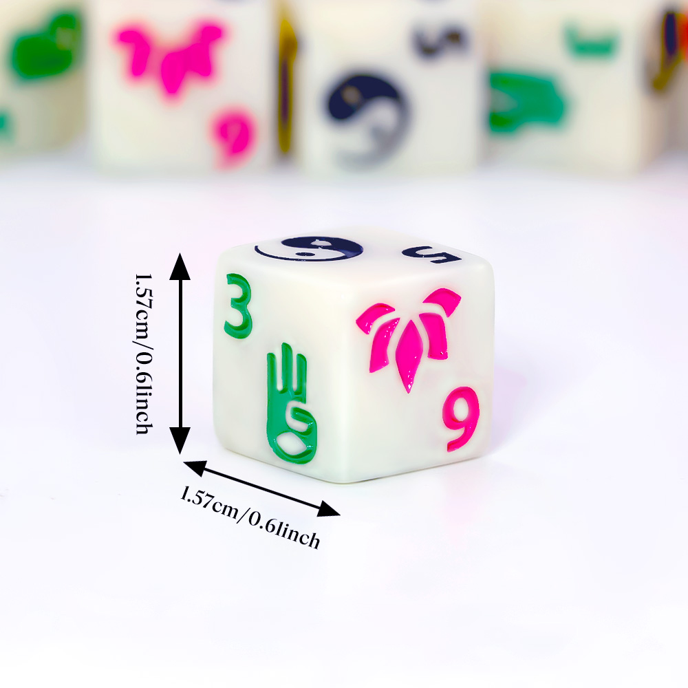 Set di 6 Dadi Poliedrici a Tem - Board Game Zen recensione e prezzo