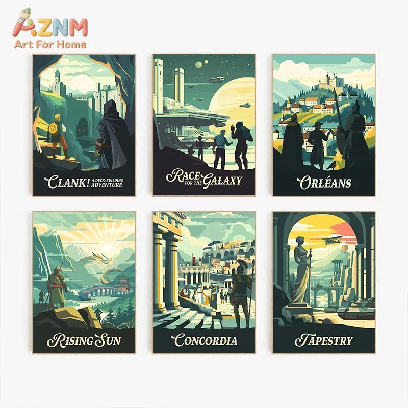 Poster su Tela Senza Cornice A - Board Game Vintage recensione e prezzo