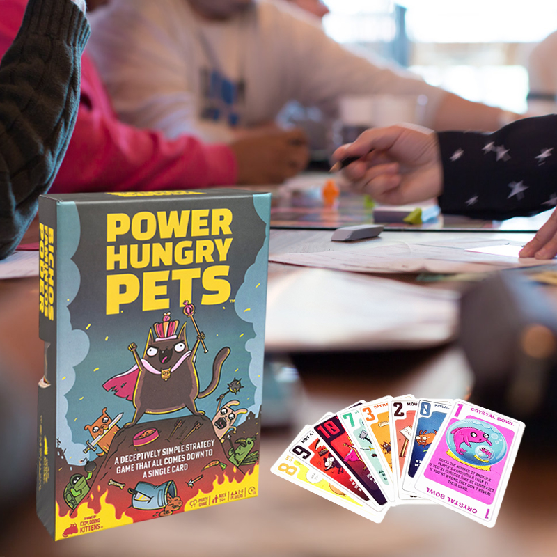 Power Hungry Pets Card Game Bo - Board Game Quiz ulasan dan harga