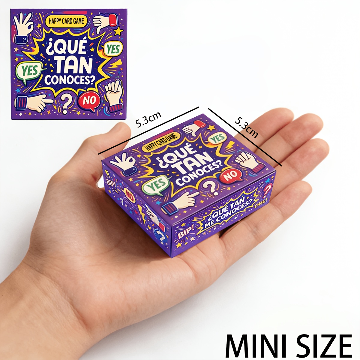 Mini 5cm Party Question Card G - Board Game Quiz ulasan dan harga