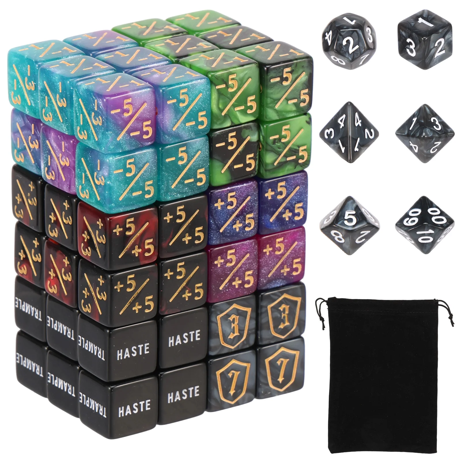 78Pcs MTG Counter Dice Set wit - Game Token Counter ulasan dan harga
