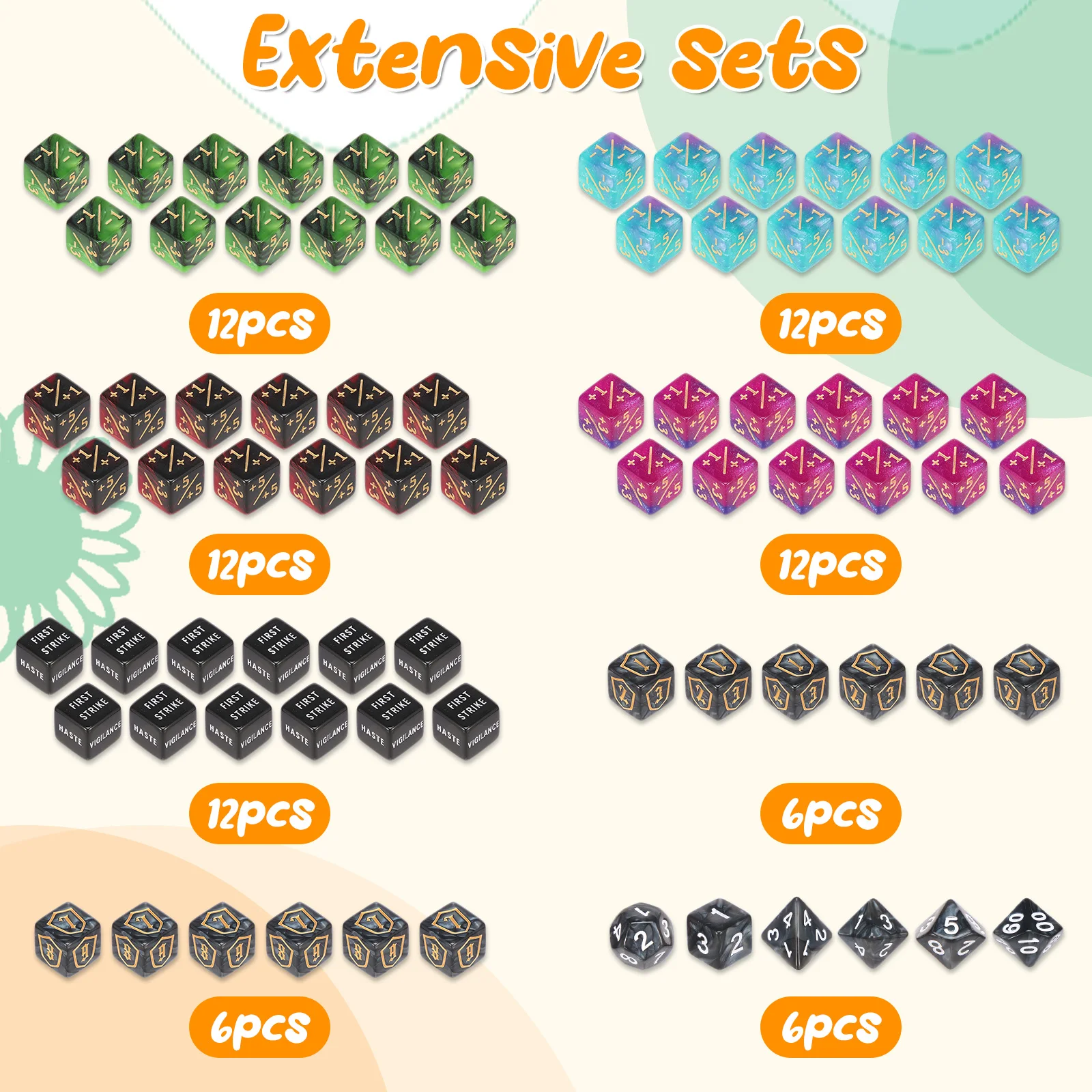 78Pcs MTG Counter Dice Set wit - Game Token Counter ulasan dan harga
