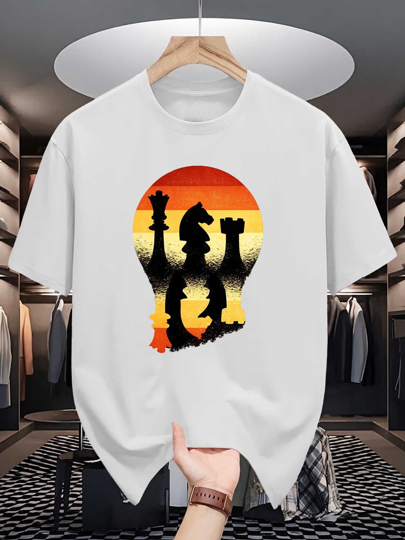 T-shirt da uomo girocollo con  - Board Game Vintage recensione e prezzo