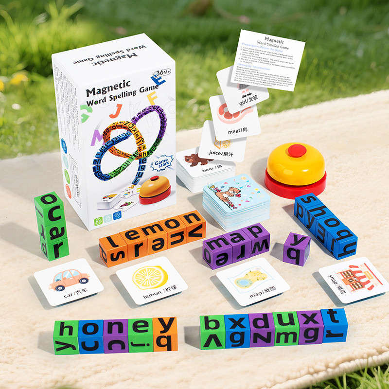4 Players Magnetic Spelling Wo - Board Game English For Kids ulasan dan harga