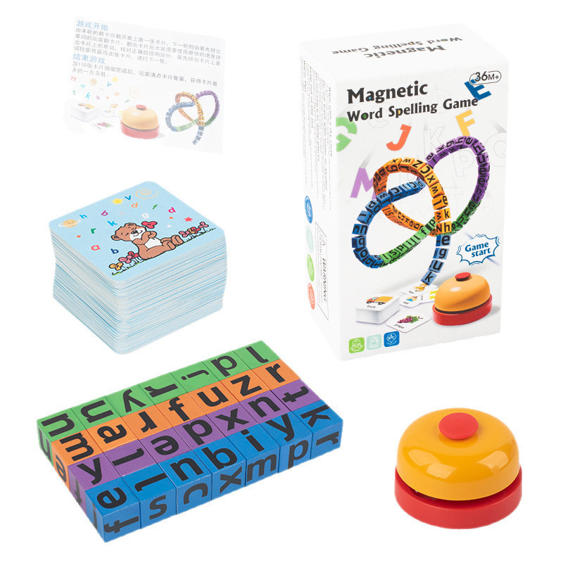 4 Players Magnetic Spelling Wo - Board Game English For Kids ulasan dan harga