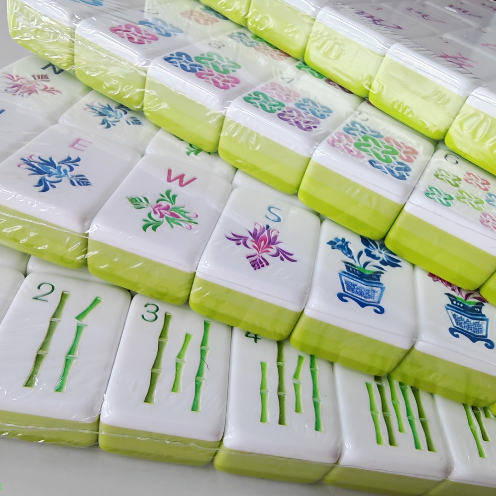 Hot Sale Lime Green Luxury Ame - Board Game Mahjong ulasan dan harga