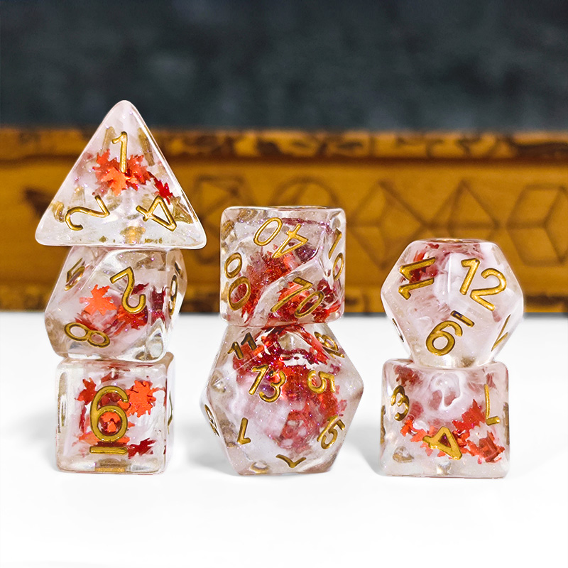 7PCS DND Dadi Resina Trasparen - Board Game Dnd recensione e prezzo
