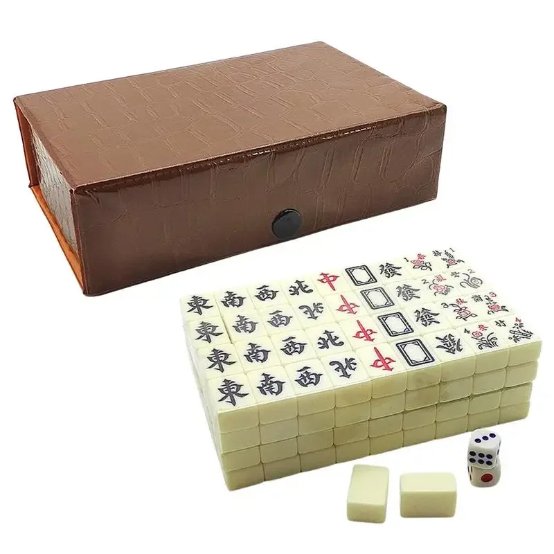 Chinese Mahjong Game Set 144 W - Board Game Mahjong ulasan dan harga