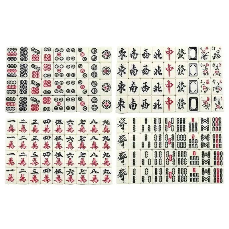 Chinese Mahjong Game Set 144 W - Board Game Mahjong ulasan dan harga