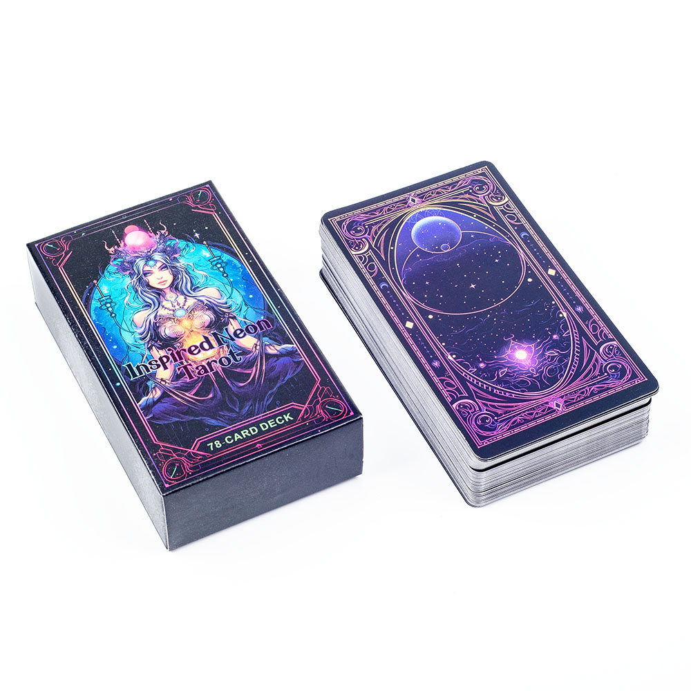 Inspired Neon Tarot Deck 78 Ca - Board Game Inspiration ulasan dan harga