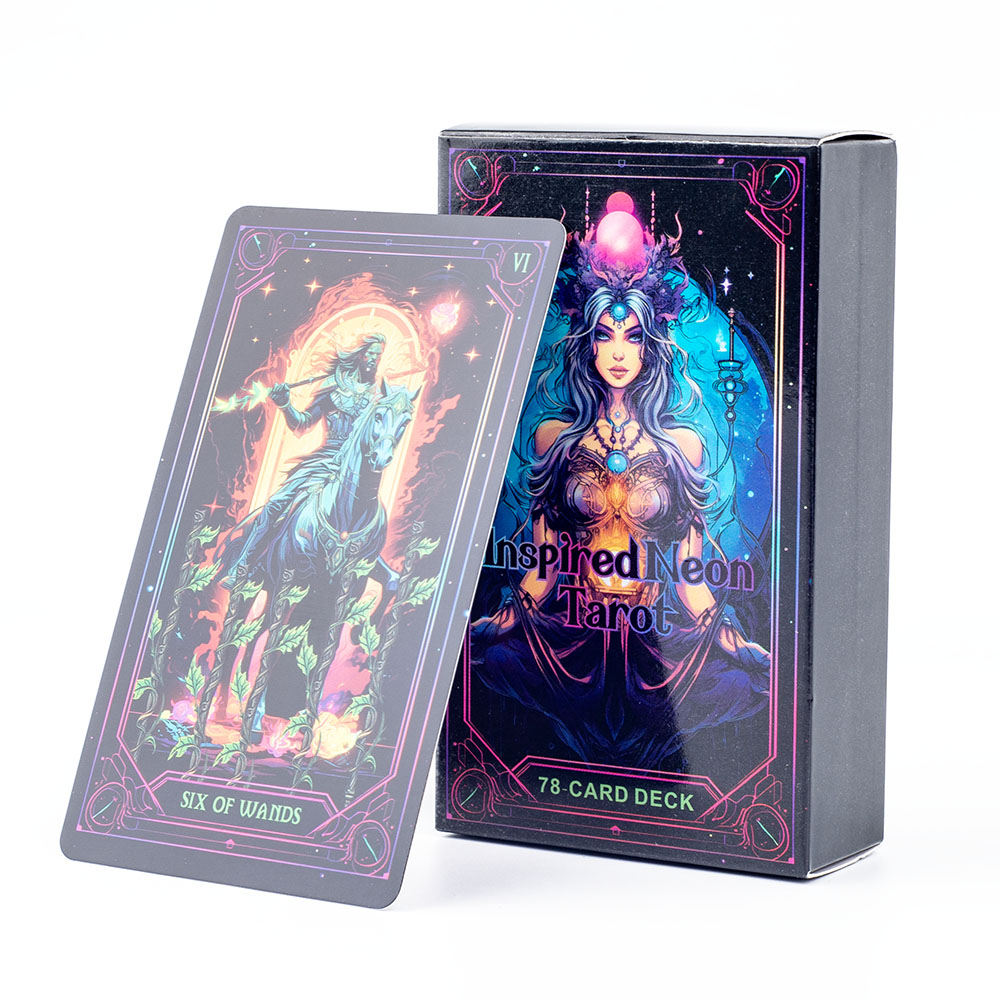 Inspired Neon Tarot Deck 78 Ca - Board Game Inspiration ulasan dan harga