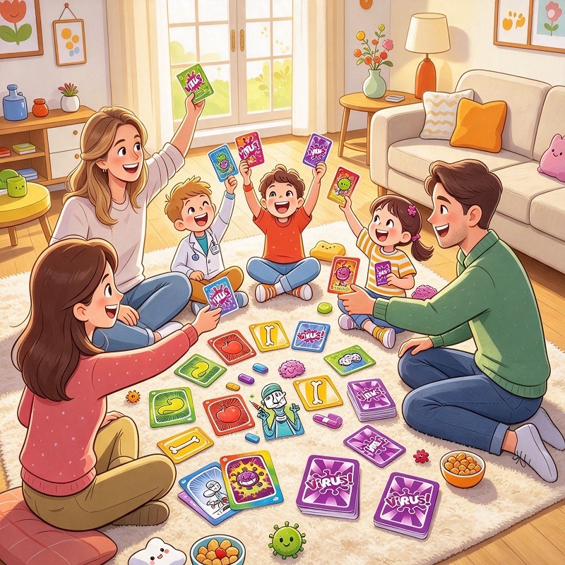 2026 Family Strategy Card Game - Board Game Heat ulasan dan harga