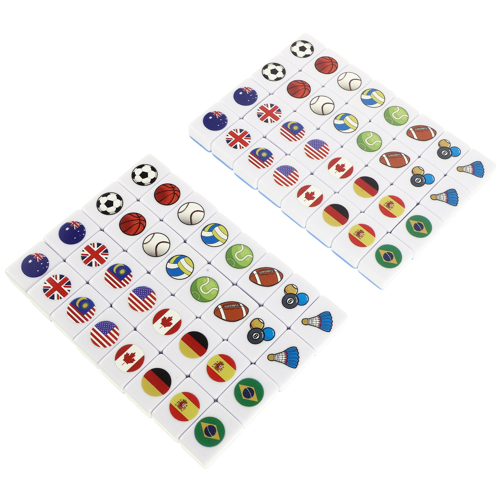 64 Pcs Mahjong Game for Kids C - Board Game Mahjong ulasan dan harga