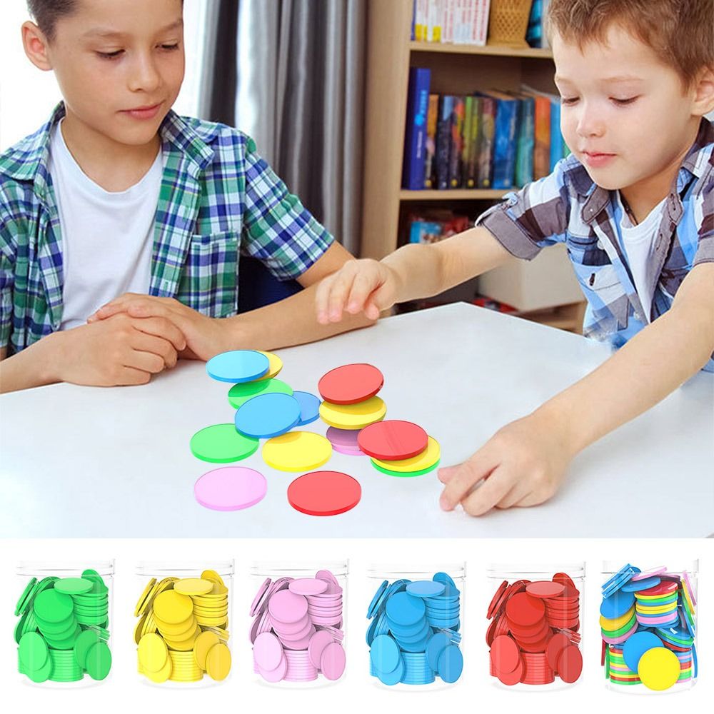100pcs Plastic Counting Chips  - Board Game Quiz ulasan dan harga