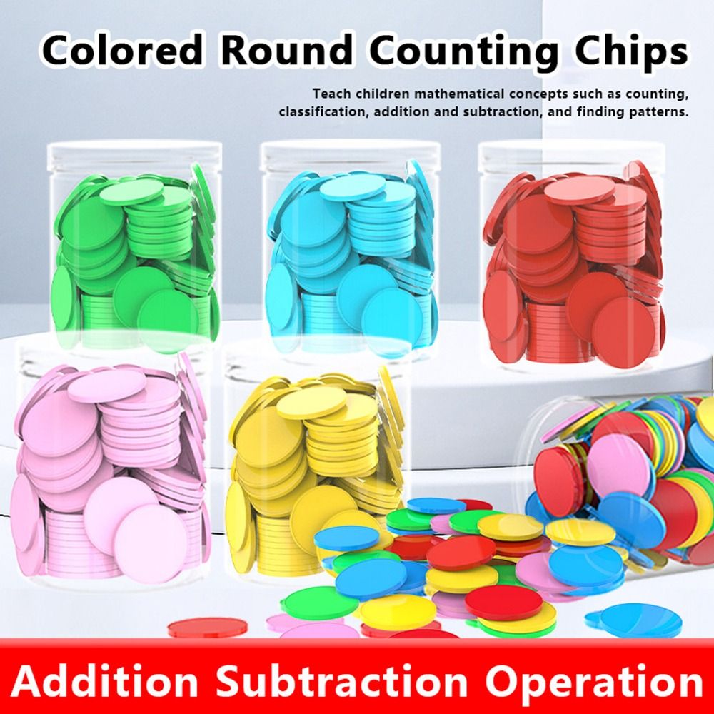 100pcs Plastic Counting Chips  - Board Game Quiz ulasan dan harga